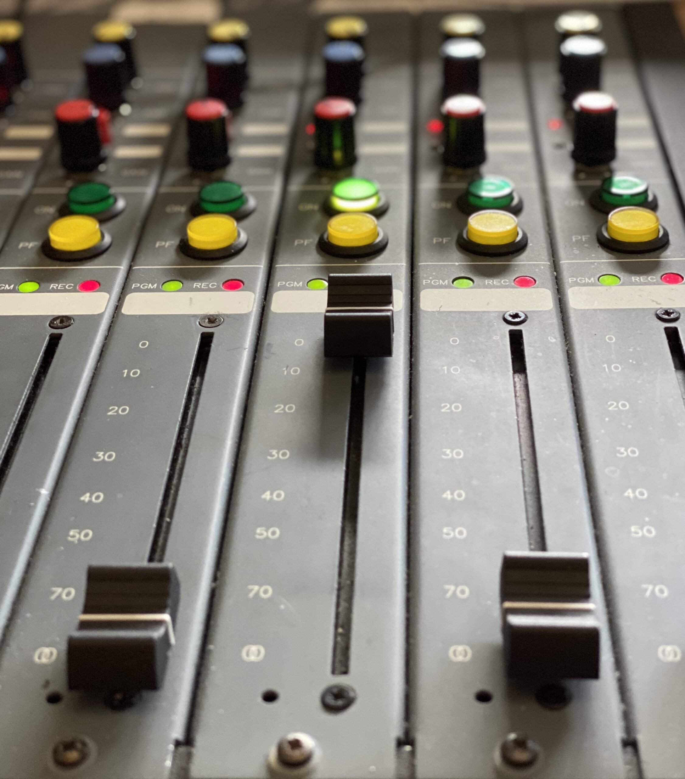 A close up shot of a mixer